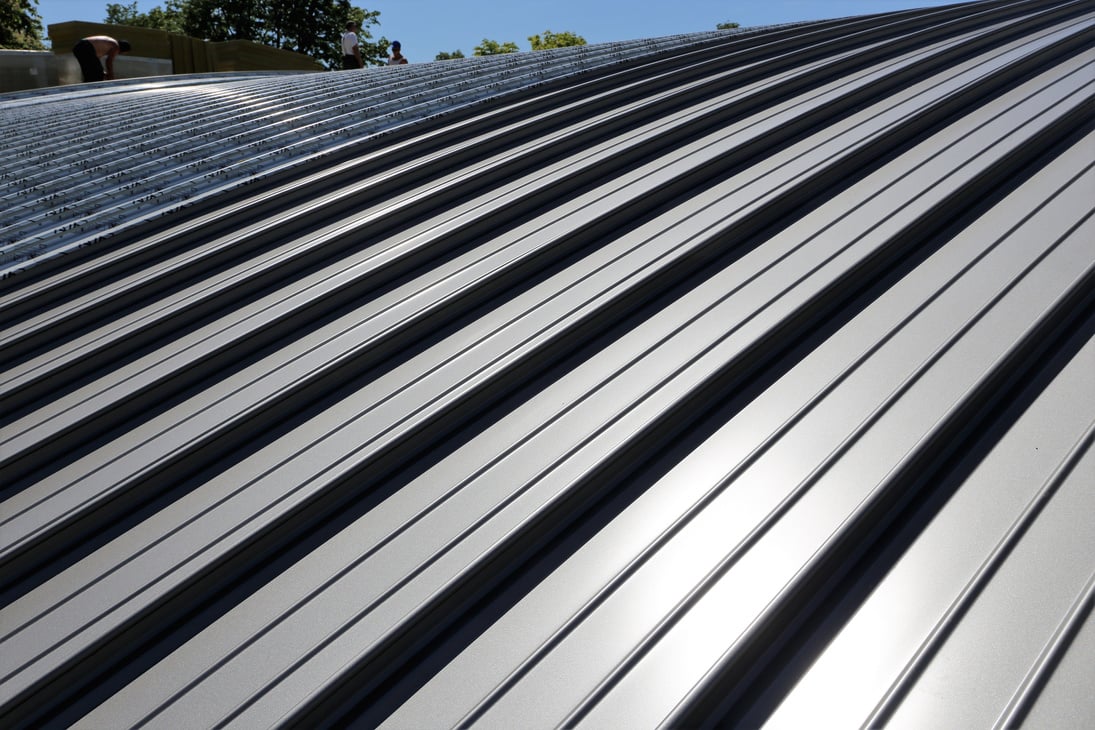 Industrial standing seam roof